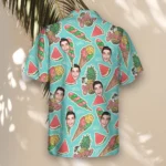 1 Beach Holiday Aloha Custom Hawaiian Shirts With Faces Or Logos
