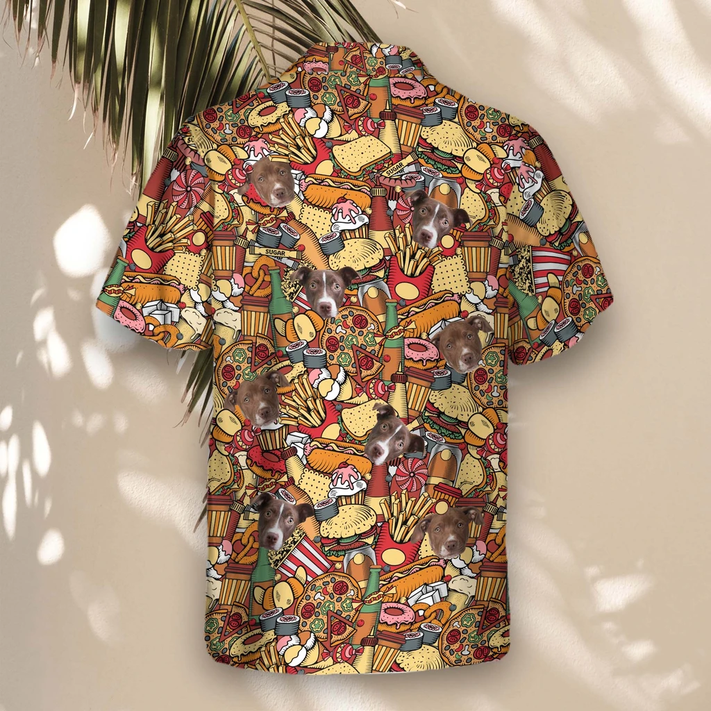 5 Fast Food Party Aloha Custom Hawaiian Shirts With Faces Or Logos