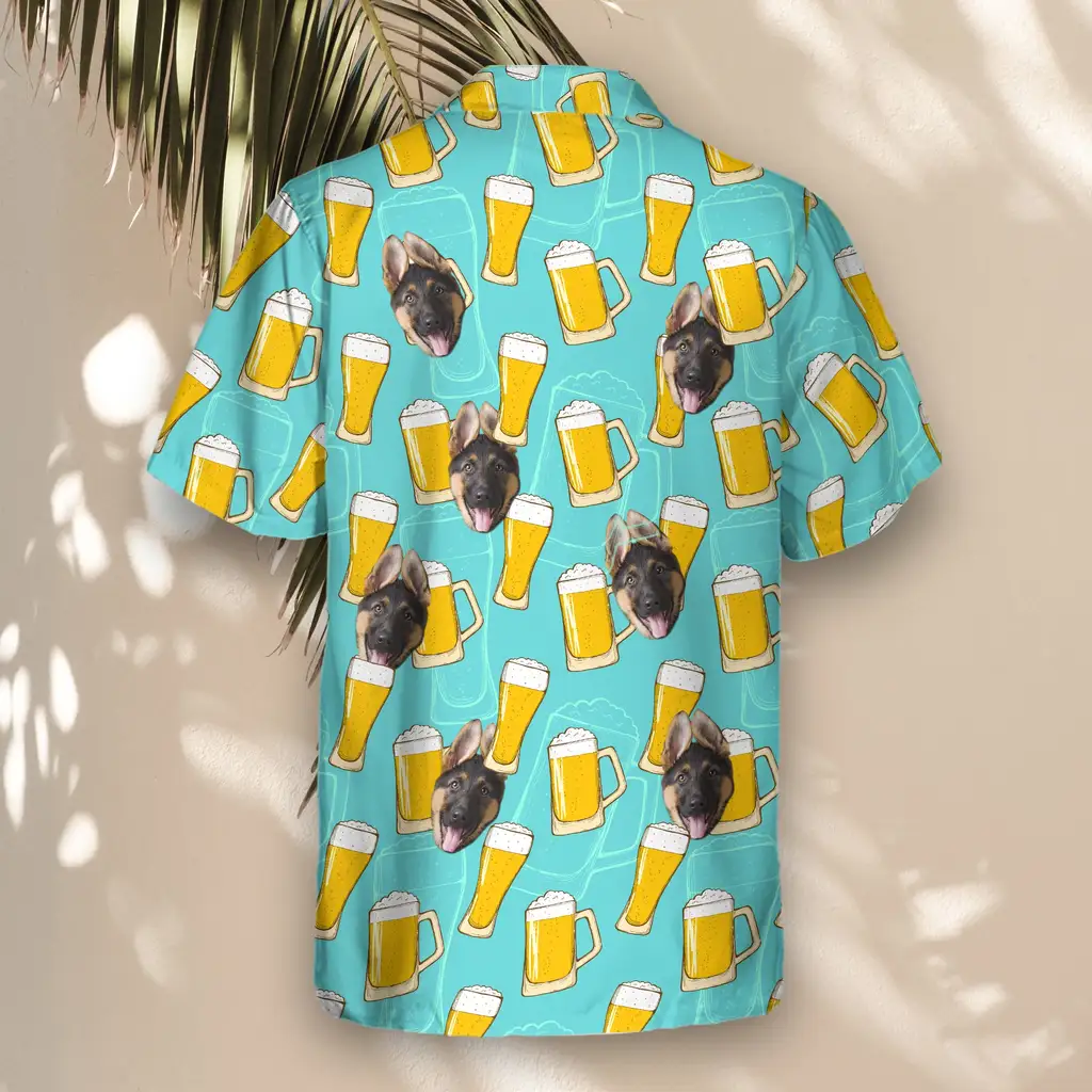 5 Funky Brew Paradise Aloha Custom Hawaiian Shirts With Faces Or Logos