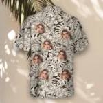 1 Island Tiki Vibes Aloha Custom Hawaiian Shirts With Faces Or Logos