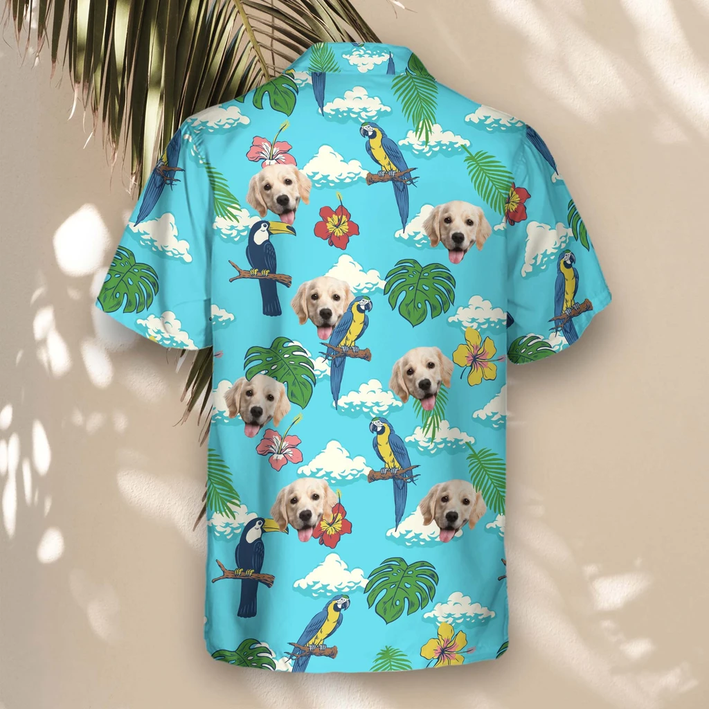 5 Jungle Bird Paradise Aloha Custom Hawaiian Shirts With Faces Or Logos 5 Jungle Bird Paradise Aloha Custom Hawaiian Shirts With Faces Or Logos