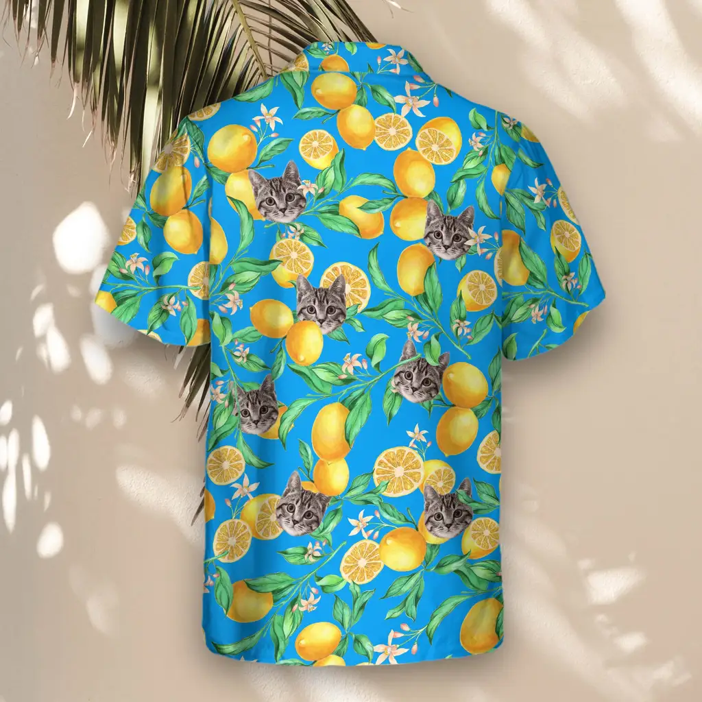 5 Lemon Grove Breeze Aloha Custom Hawaiian Shirts With Faces Or Logos 5 Lemon Grove Breeze Aloha Custom Hawaiian Shirts With Faces Or Logos
