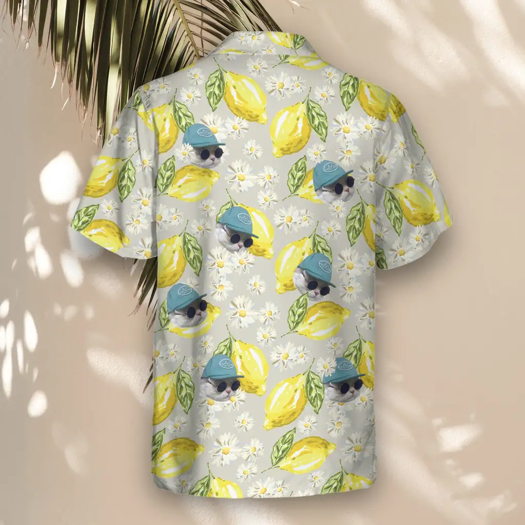 5 Lemon Grove Vibes Aloha Custom Hawaiian Shirts With Faces Or Logos
