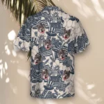 1 Navy Ivory Patriot Aloha Custom Hawaiian Shirts With Faces Or Logos