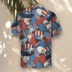1 Retro American Patriotism Aloha Custom Hawaiian Shirts With Faces Or Logos