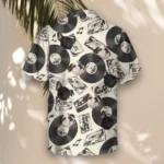 1 Retro Record Vibes Aloha Custom Hawaiian Shirts With Faces Or Logos