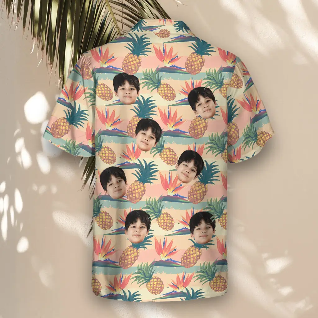 5 Tropical Bloom Aloha Custom Hawaiian Shirts With Faces Or Logos