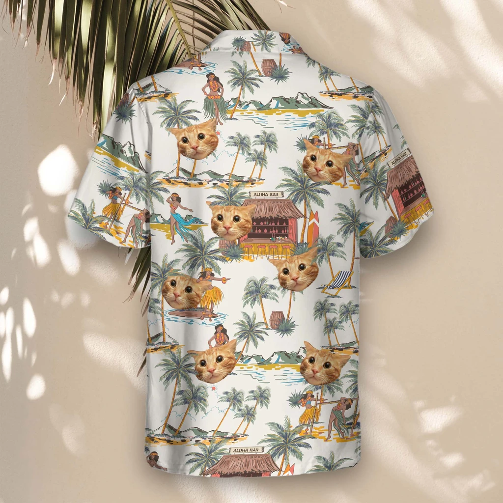 5 Tropical Escape Aloha Custom Hawaiian Shirts With Faces Or Logos