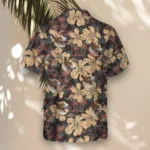 1 Tropical Grunge Bloom Aloha Custom Hawaiian Shirts With Faces Or Logos