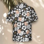 1 Tropical Hibiscus Flower Aloha Custom Hawaiian Shirts With Faces Or Logos