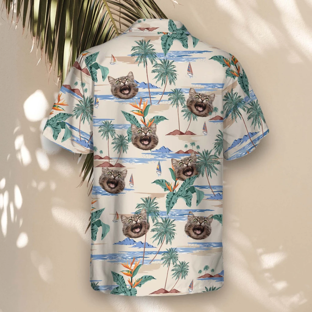 5 Tropical Island Paradise Aloha Custom Hawaiian Shirts With Faces Or Logos