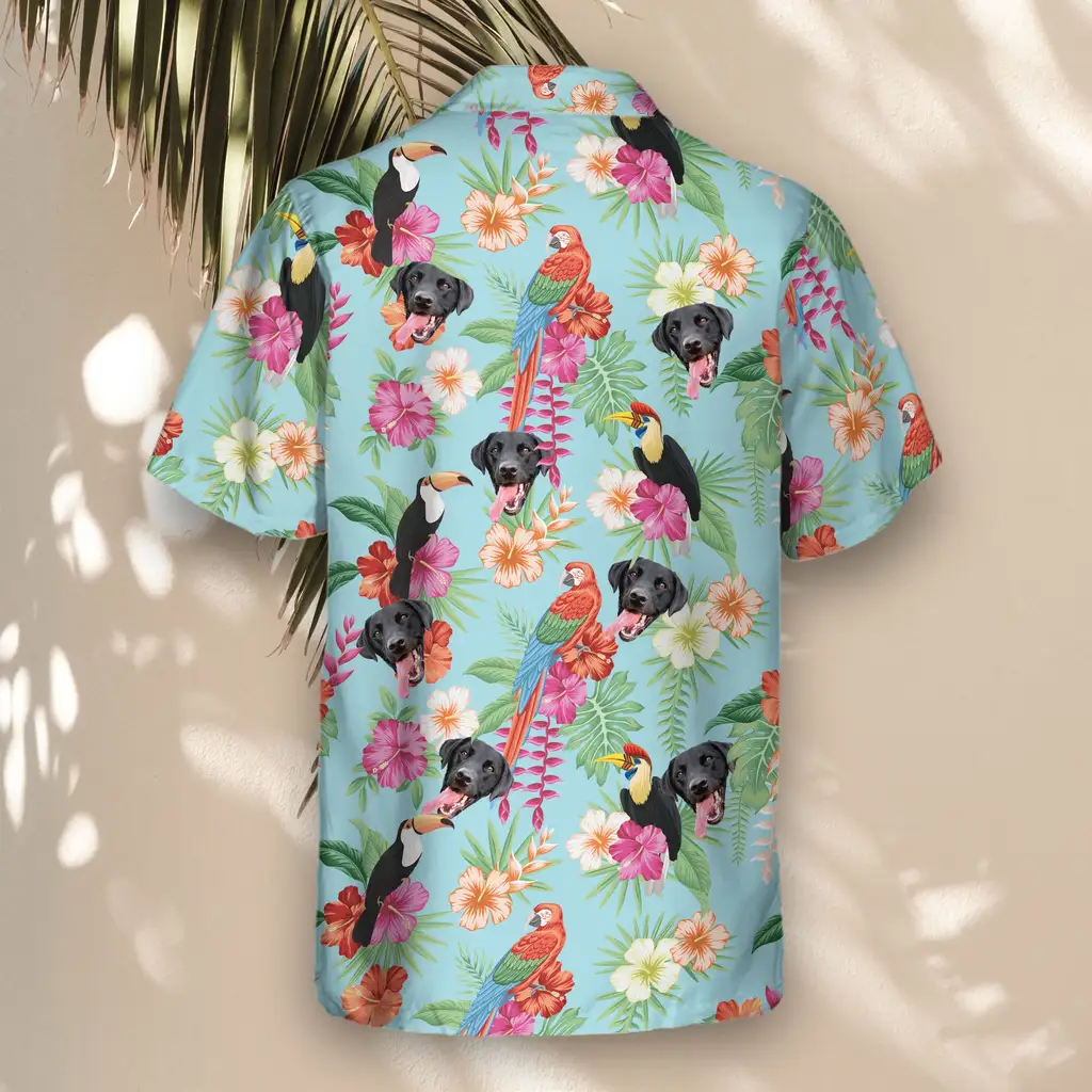 5 Tropical Toucan Macaw Paradise Aloha Custom Hawaiian Shirts With Faces Or Logos 5 Tropical Toucan Macaw Paradise Aloha Custom Hawaiian Shirts With Faces Or Logos