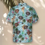 1 Vintage Surf Sun Aloha Custom Hawaiian Shirts With Faces Or Logos