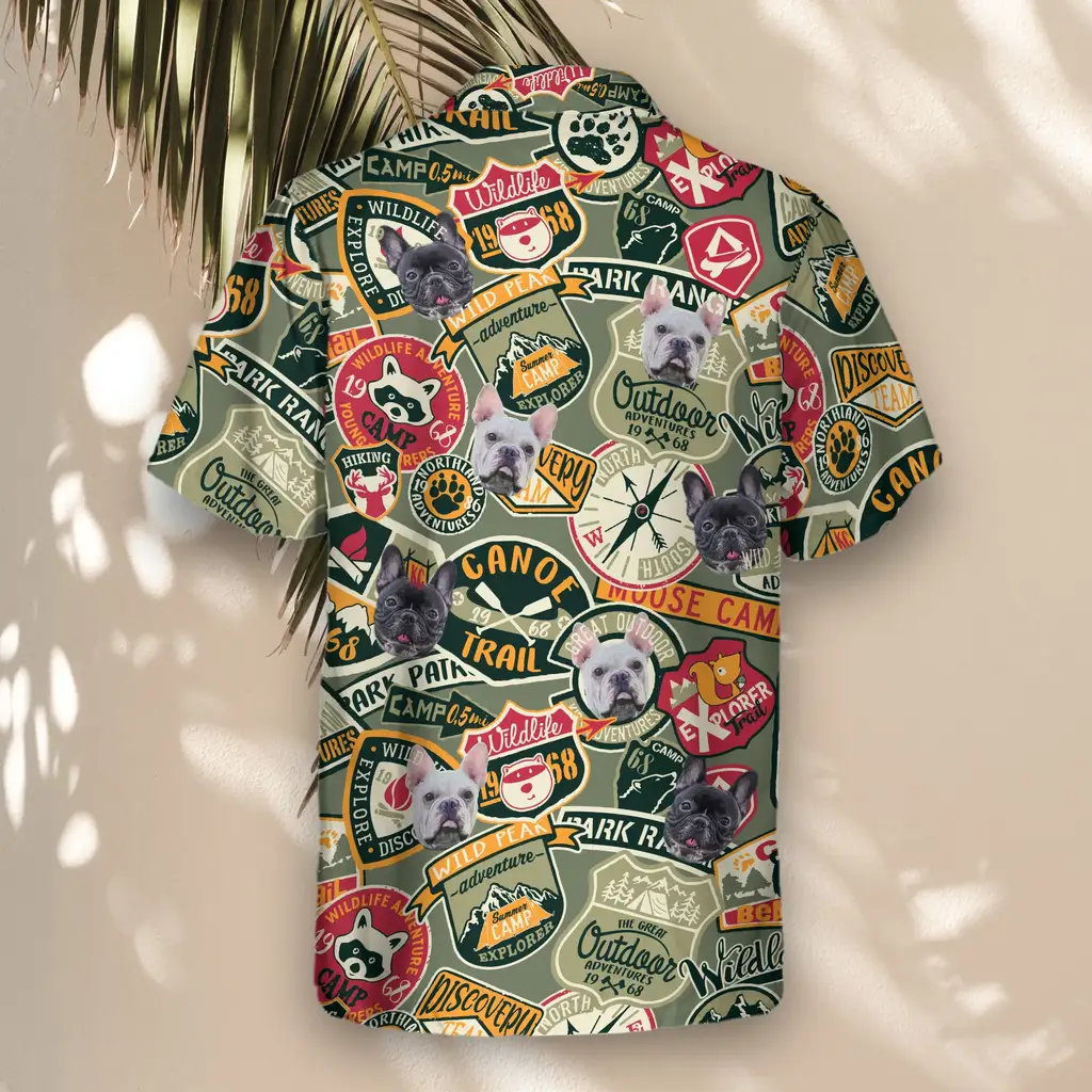 5 Wilderness Adventure Aloha Custom Hawaiian Shirts With Faces Or Logos