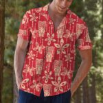 red tiki hawaiian shirt vintage tribal floral.jpg