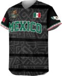 mexico black aztec baseball jersey.jpg