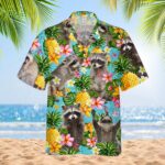 funny raccoon hawaiian shirt tropical pineapple.jpg
