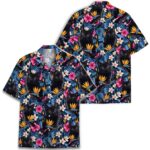 black cat hawaiian shirt tropical flowers paradise.jpg