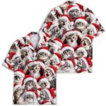 christmas cat hawaiian shirt kittens santa hats.jpg