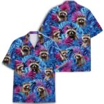 raccoon hawaiian shirt tropical blue.jpg