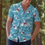 shark attack hawaiian shirt ocean waves mermaid.jpg