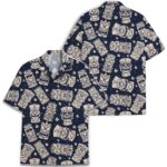 red tiki hawaiian shirt vintage tribal floral.jpg