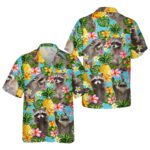 funny raccoon hawaiian shirt tropical pineapple.jpg