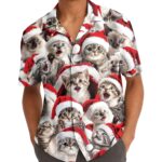 christmas cat hawaiian shirt kittens santa hats.jpg