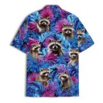 raccoon hawaiian shirt tropical blue.jpg