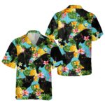 black cat hawaiian shirt tropical pineapple floral.jpg