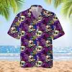 skull mushroom hawaiian shirt dark tropical.jpg