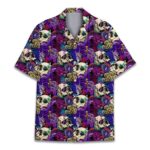 skull mushroom hawaiian shirt dark tropical.jpg