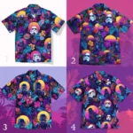 Stormtrooper Hawaiian Shirt: Retro Synthwave Star Wars Aloha Gift
