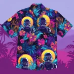 Stormtrooper Hawaiian Shirt: Retro Synthwave Star Wars Aloha Gift