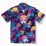 Stormtrooper Hawaiian Shirt: Retro Synthwave Star Wars Aloha Gift