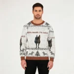 99 Mouth 1 Catch Funny Ugly Sweater Xmas Outfi