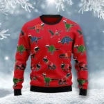 Amazing Dinosaur Ugly Christmas Sweater Animal Themed Christmas