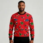 Amazing Dinosaur Ugly Christmas Sweater Animal Themed Christmas