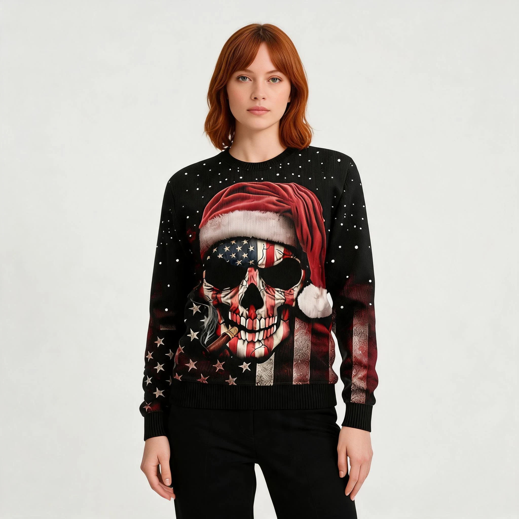 Amazing Skull Ugly Christmas Sweater Christmas Amazing Skull Ugly Christmas Sweater Christmas