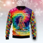 Autism Christmas Tree Ugly Christmas Sweater C