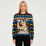 Autism Mom Unbreakable Ugly Christmas Sweater
