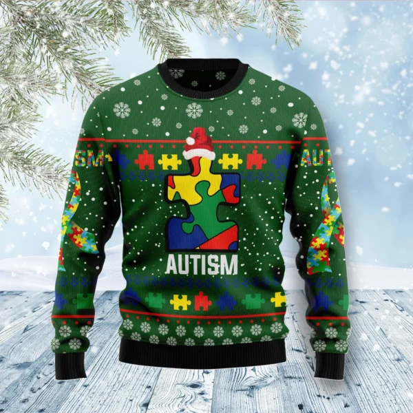 autism ugly christmas sweater holiday clothing gift for mother of.webp
