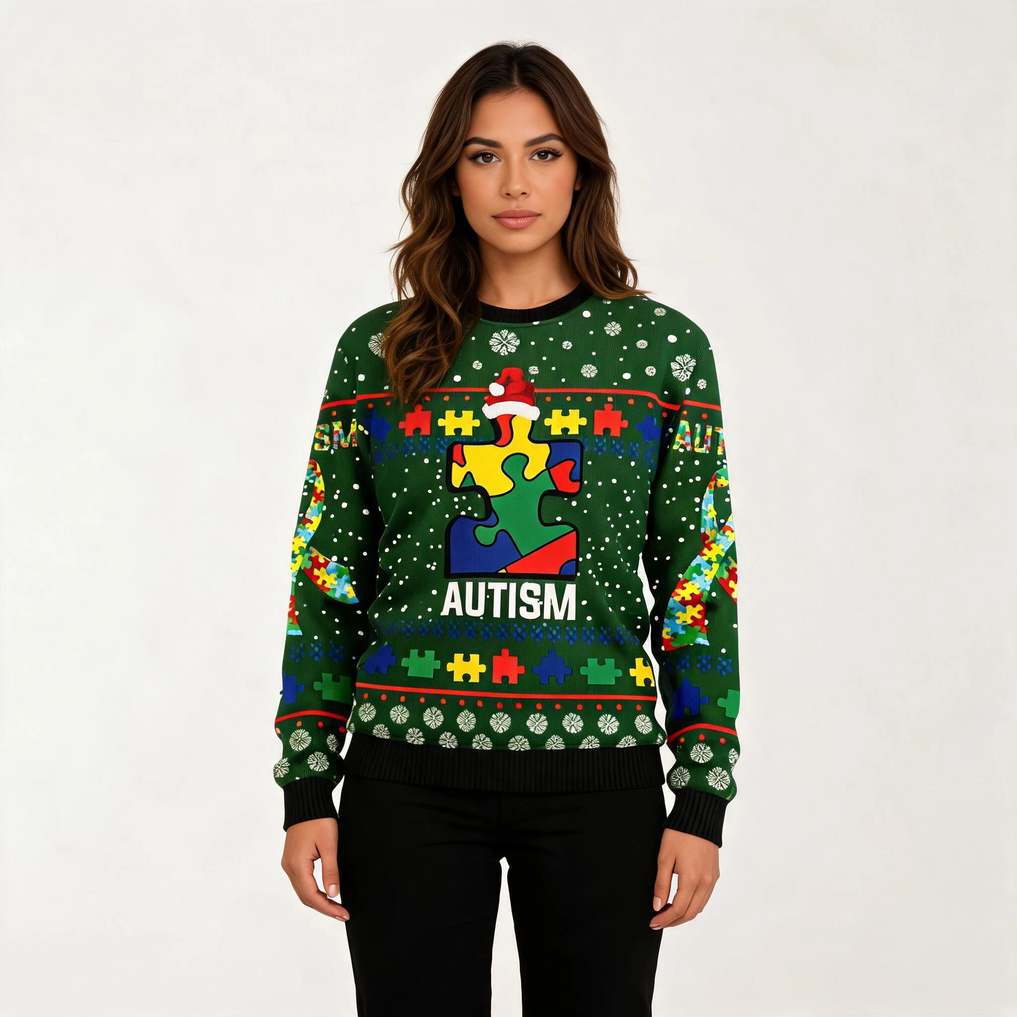 Autism Ugly Christmas Sweater Holiday Clothing Autism Ugly Christmas Sweater Holiday Clothing