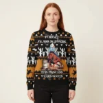 Barrel Racing Girl Ugly Christmas Sweatshirt H