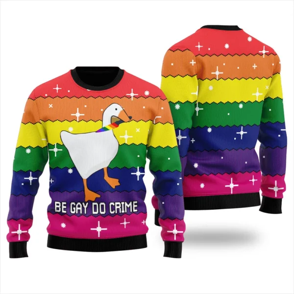 be gay do crime lgbt mens ugly sweater exclusive holiday sweater.webp
