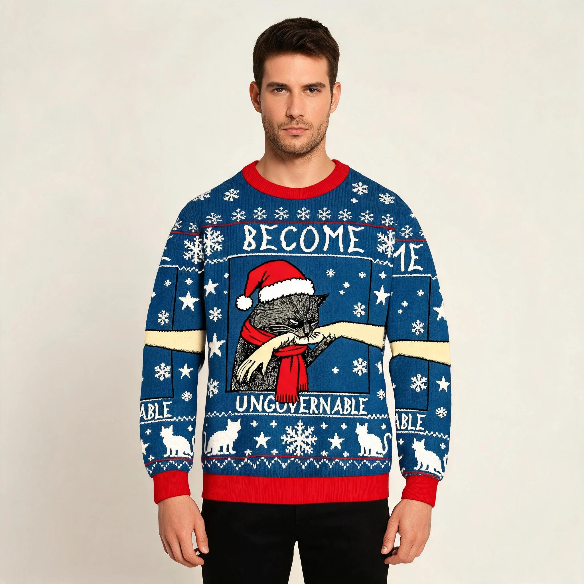 Become Ungovernable Meme Christmas Ugly Sweate Become Ungovernable Meme Christmas Ugly Sweate