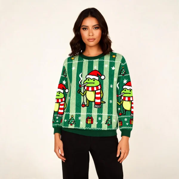 Behaving Isn’t My Vibe Christmas Ugly Sweater