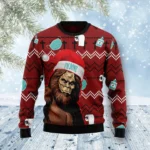 Bigfoot Done Ugly Christmas Sweater Holiday Cl