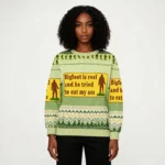 Bigfoot Is Real Ugly Sweater Holiday Clothing