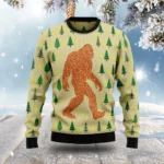 Bigfoot Ugly Christmas Sweater Holiday Clothin